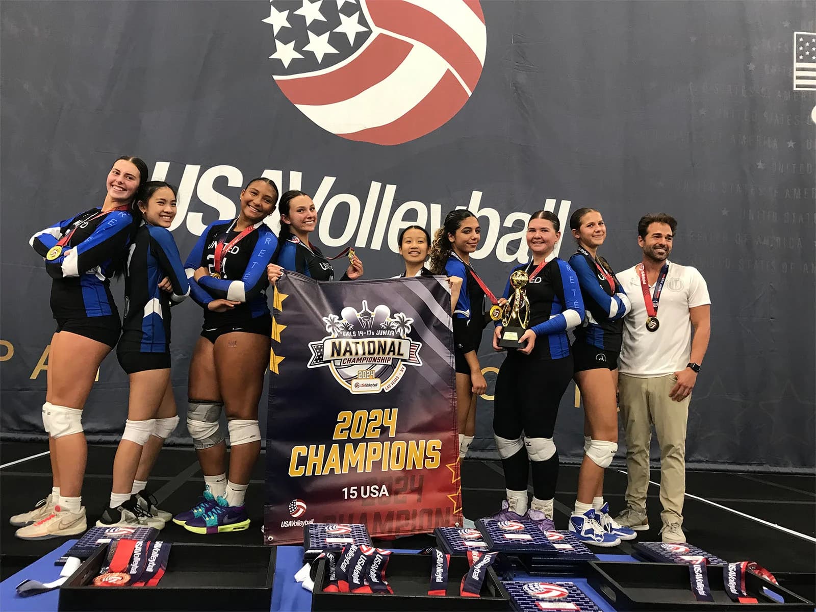 United SD team at USA Volleyball Nationals