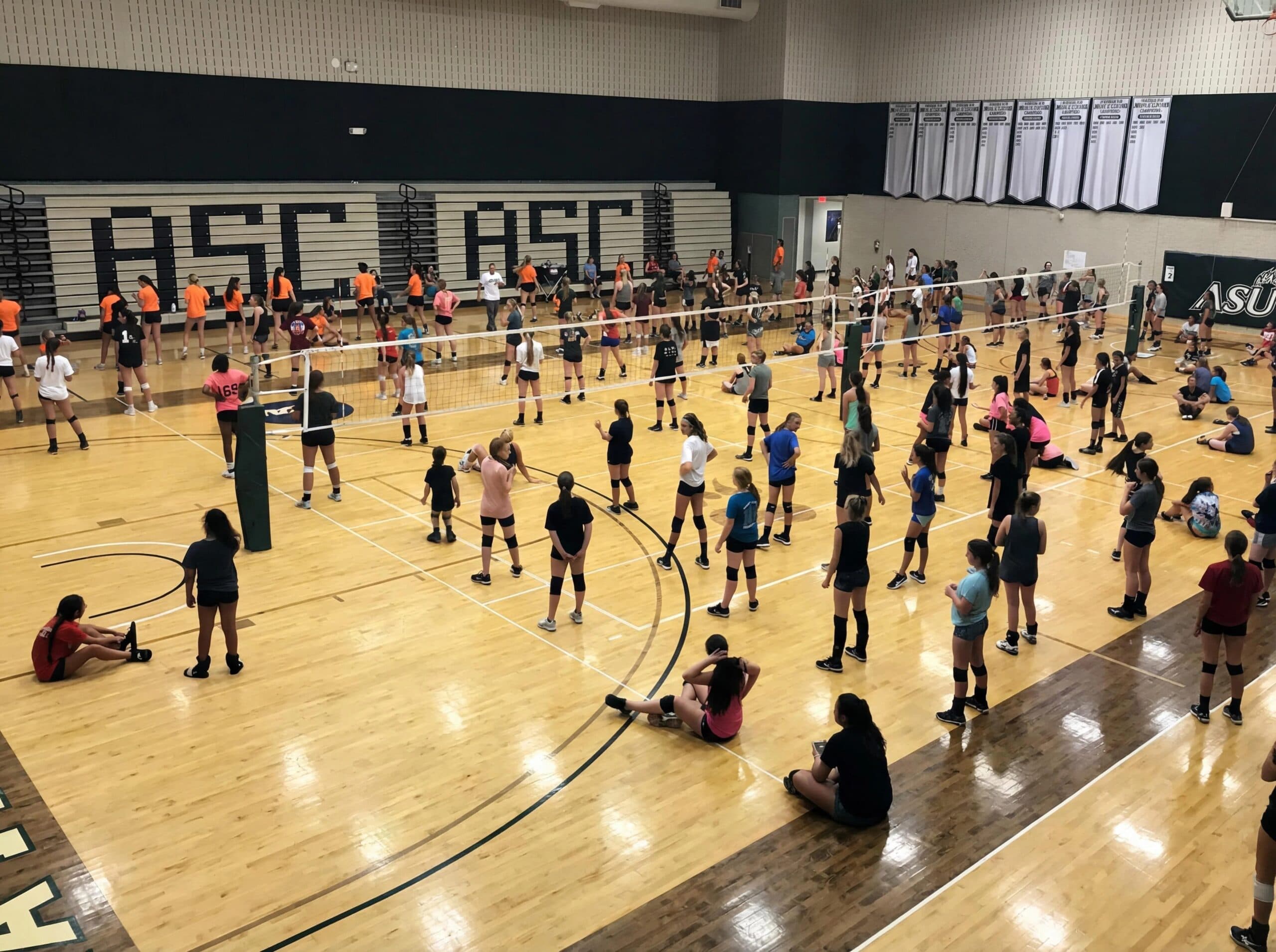 SDVA San Diego Volleyball Association training session in Poway