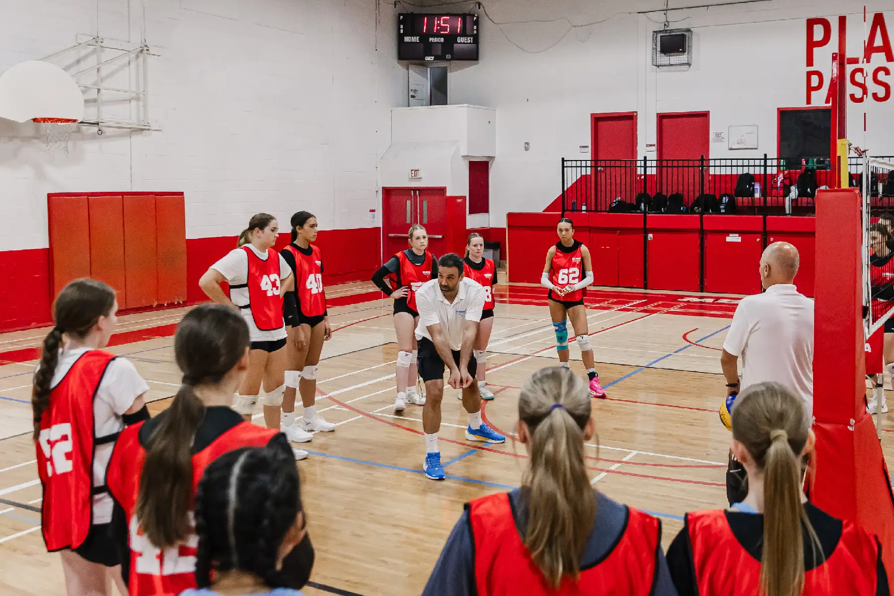 SDVA San Diego Volleyball Association competitive match in Poway